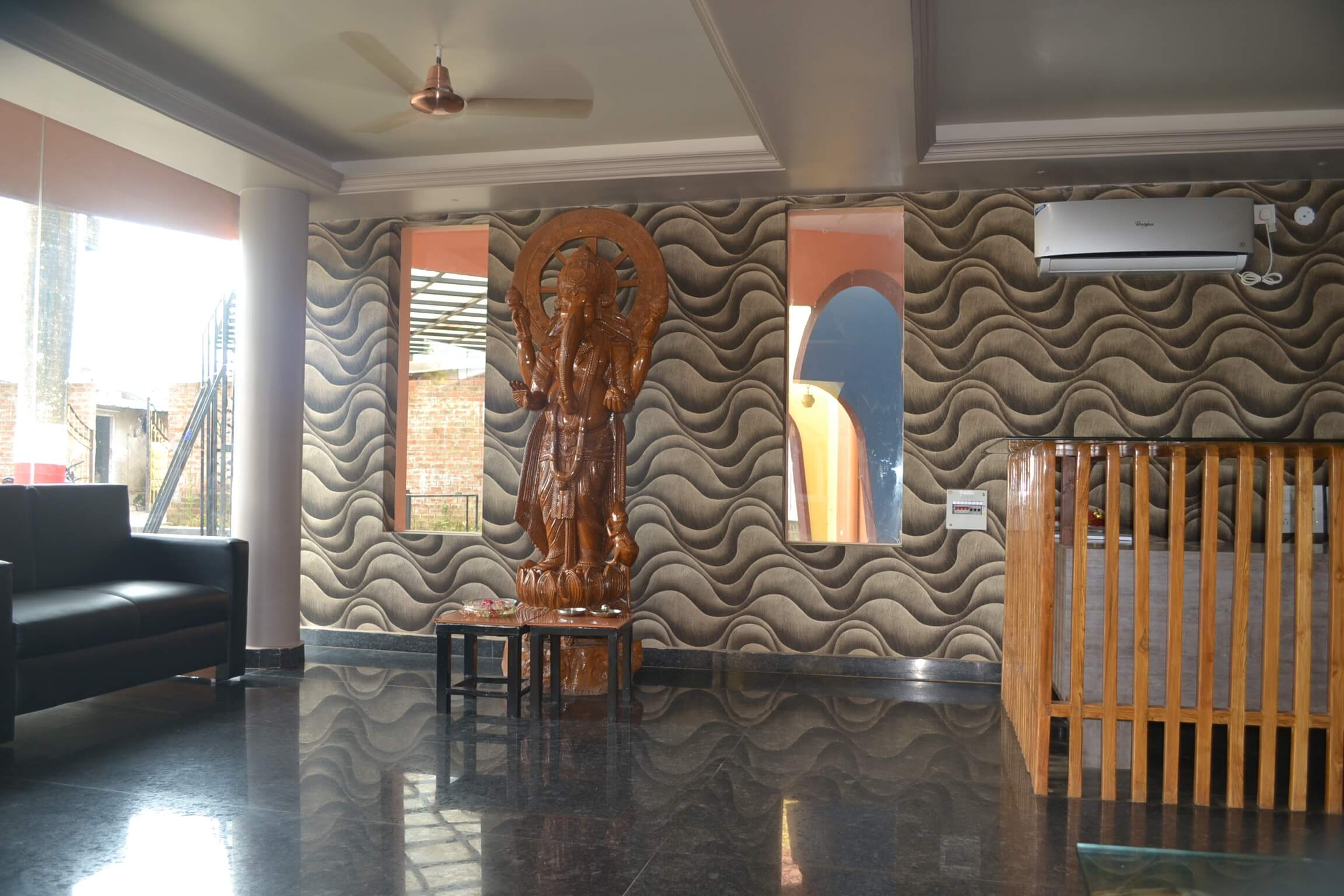 Reception of Hotel Akanksha